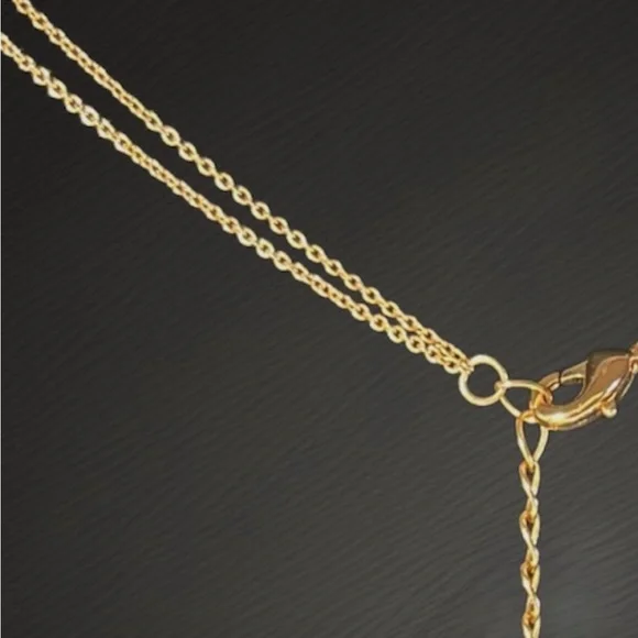 *Real Simple* 14K Rose Gold Plated Broadway Layered Necklace Multi Strand - Picture 13 of 13